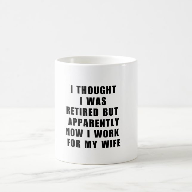 Pension Retiree Humor Make-frun Kaffemugg (Center)