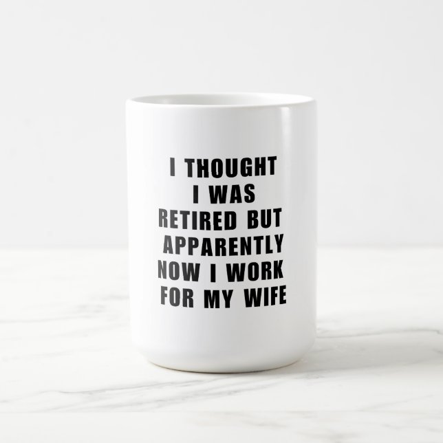 Pension Retiree Humor Make-frun Kaffemugg (Center)