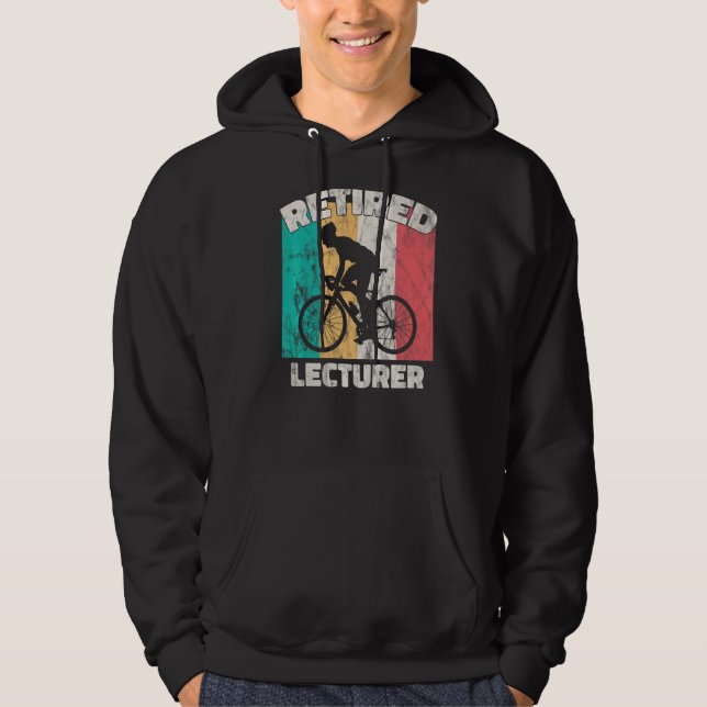 Pension Retrött Lecturer Hoodie (Framsida)