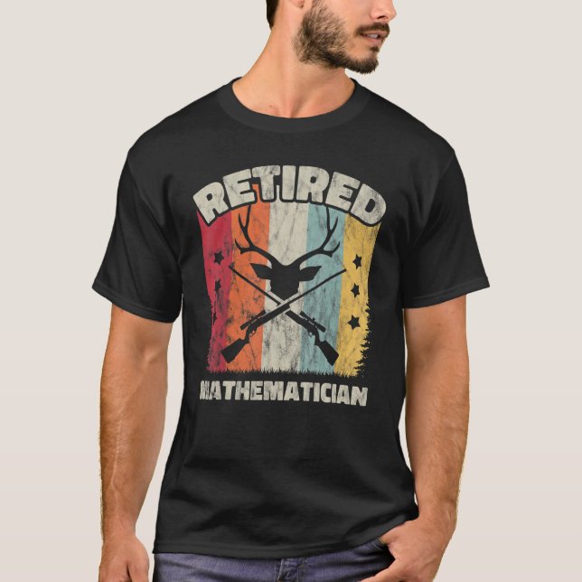 Pension Retrött matematiker T Shirt (Framsida)