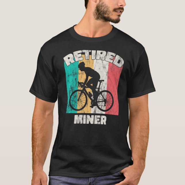 Pension Retrött Miner T Shirt (Framsida)