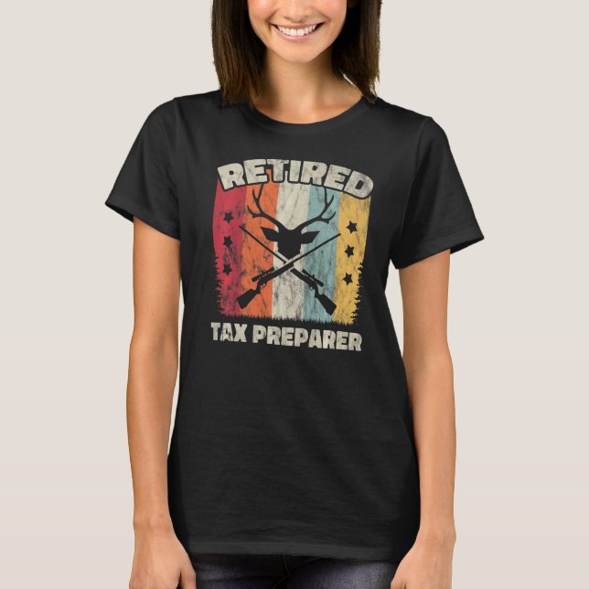 Pension Retrött skatteutredare T Shirt (Framsida)