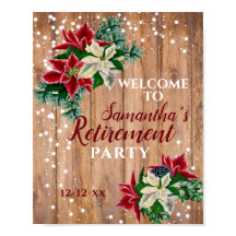 Pension Rustic Poinsettia Blommigt Party Välkommen