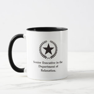 Pension: Senior Executive Funny Retrött Gift Mugg