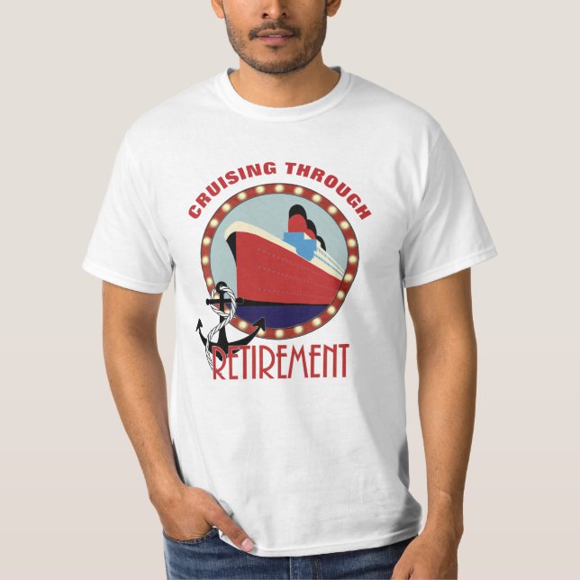 Pension snål marschering T-Shirt (Framsida)