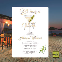 Pension, sommarcocktail Party Inbjudningar