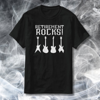 Pension Sten Guitar Älskare Retiree T Shirt