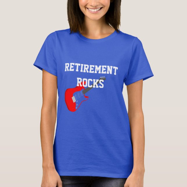 Pension Sten med Guitar T Shirt (Framsida)