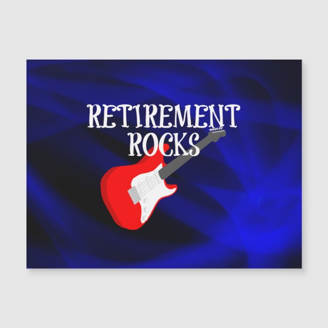 Pension Sten, röd och vit gitarr (Framsida)