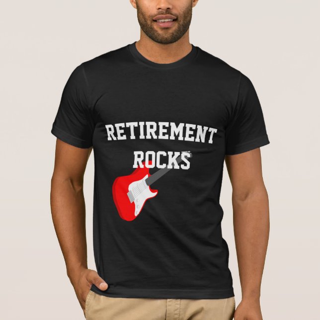 Pension Sten, Röda Guitar T Shirt (Framsida)