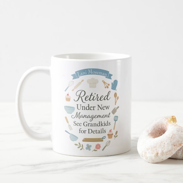 Pension Sweet Elegant Typography Anpassade Kaffemugg (Med munk)
