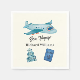 Pension Travel Äventyr Flygplan Pappersservett