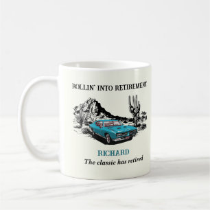 Pension Travel Vintage bil Desert Party Kaffemugg