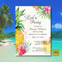 Pension Tropical Summer Cocktail Party