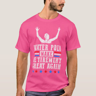 Pension Underbara pensionerade Vatten Polo Player T Shirt