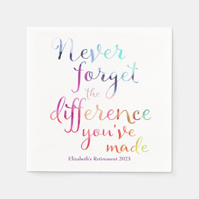 Pension värderingsoffert pappersservett (Framsidan)