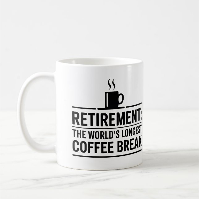 Pension: Världens längsta kaffebrusande brant Kaffemugg (Vänster)