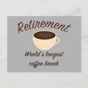 Pension: Världens längsta kaffebrytning Vykort