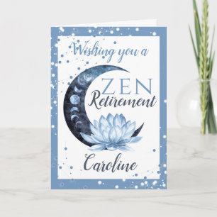 Pension Zen Lotus Flower Card Kort