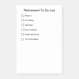 Pensionanteckningsbok Post-it Block