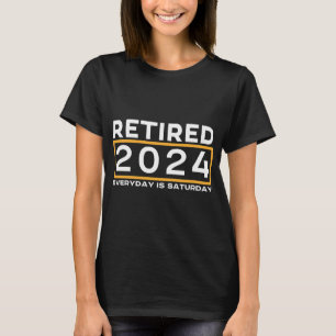 PENSIONÄR 2024 VARJE DAG ÄR LÖRDAG T SHIRT
