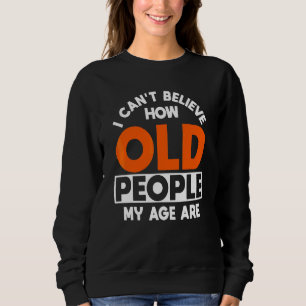 Pensionär äldre äldre person t shirt