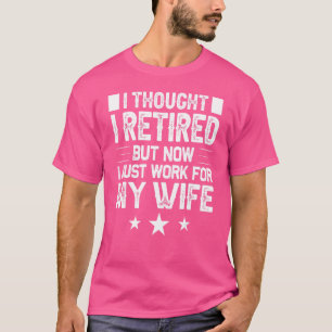 Pensionär Designs Män Pappa Svärmannafest Skämt T Shirt