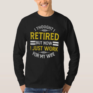 Pensionär Designs Män Pappa Svärmannen Bröllop Pun T Shirt