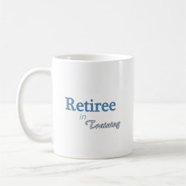 Pensionär i utbildning kaffemugg