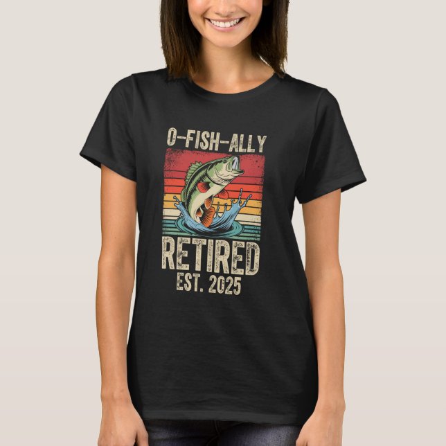 Pensionär O Fish Ally Pensionerad T Shirt (Framsida)