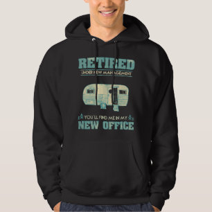 Pensionär Rolig Camping Husbil Caravan Nytt Av Hoodie