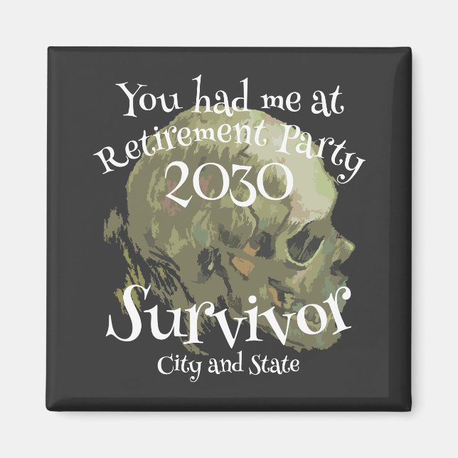 Pensionärsfest 2030 2031 2032 2034 2035 2036 magnet (Framsidan)