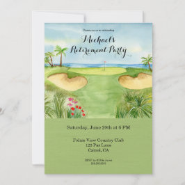 Pensionärsfest Tropisk Golfbana Inbjudningar