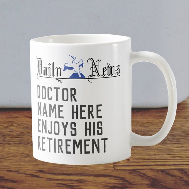 Pensionärsgåva till en läkare kaffemugg (Skapare uppladdad)