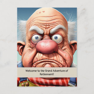 Pensionärshumor milstolpe Födelsedag Vykort