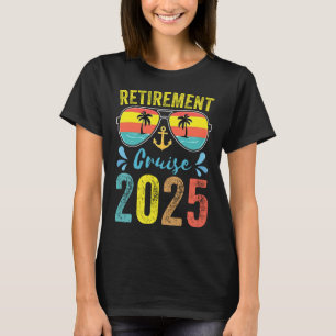 Pensionärskryssning 2025 Pensionerad kryssningsres T Shirt