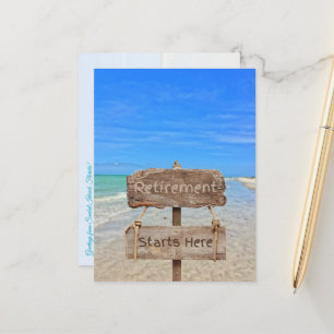 Pensionärslivet Börjar Här! Sanibel Island Strand Vykort