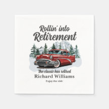 Pensionärsresor Tema Klassisk Retro Bil Rullande