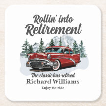 Pensionärsresor Tema Klassisk Retro Bil Rullande