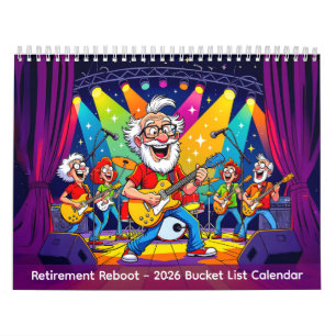 Pensionärsstart - 2026 Bucket List-kalender Kalender
