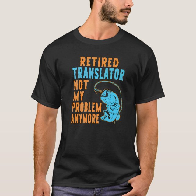 Pensionator Fishing Pension T Shirt (Framsida)