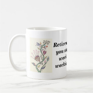Pensionen är when kaffemugg