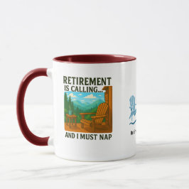 ☕ Pensionen kallar... och jag måste ta en tupplur  Mugg