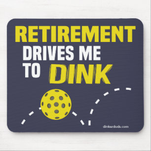 Pensionen kör mig till den Dink Pickleball musen Musmatta