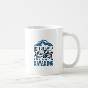 Pensionen planerar Kayaking Kaffemugg