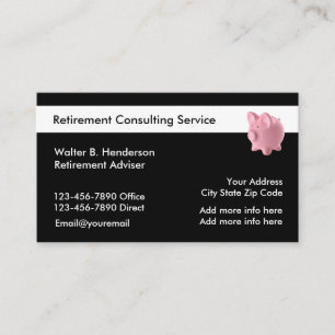 Pensionen servar visitkort