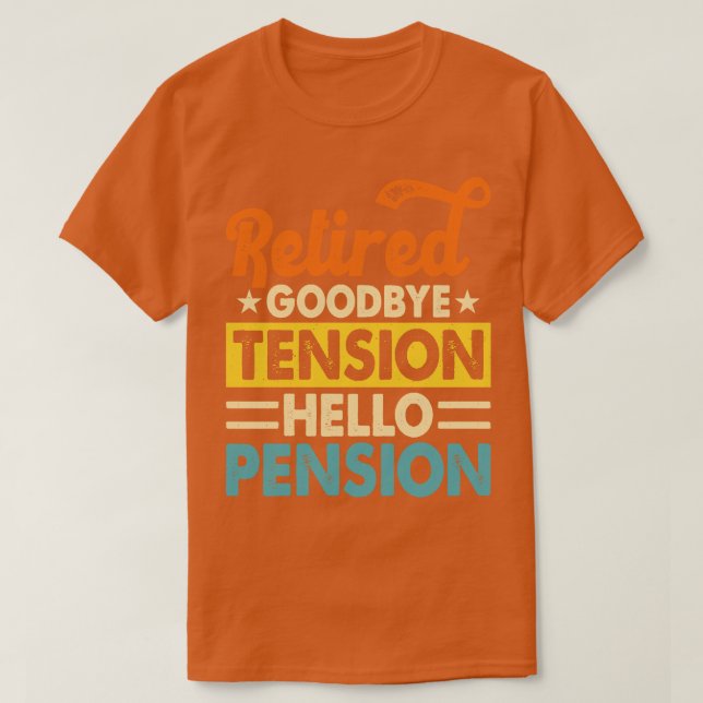 Pensionens Hej Pension T-skjorta T Shirt (Design framsida)