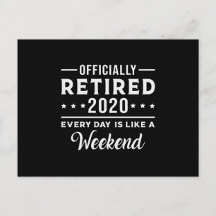 Pensionerad 2020 Roligt Present För Farfar Vykort