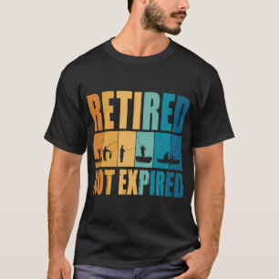 Pensionerad 2022 Vintage Fiske Humor, Pensionerad T Shirt