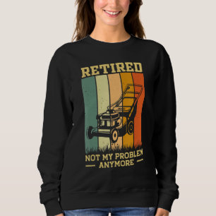 Pensionerad 2023 Inte Mitt Problem Pensionär Trädg T Shirt